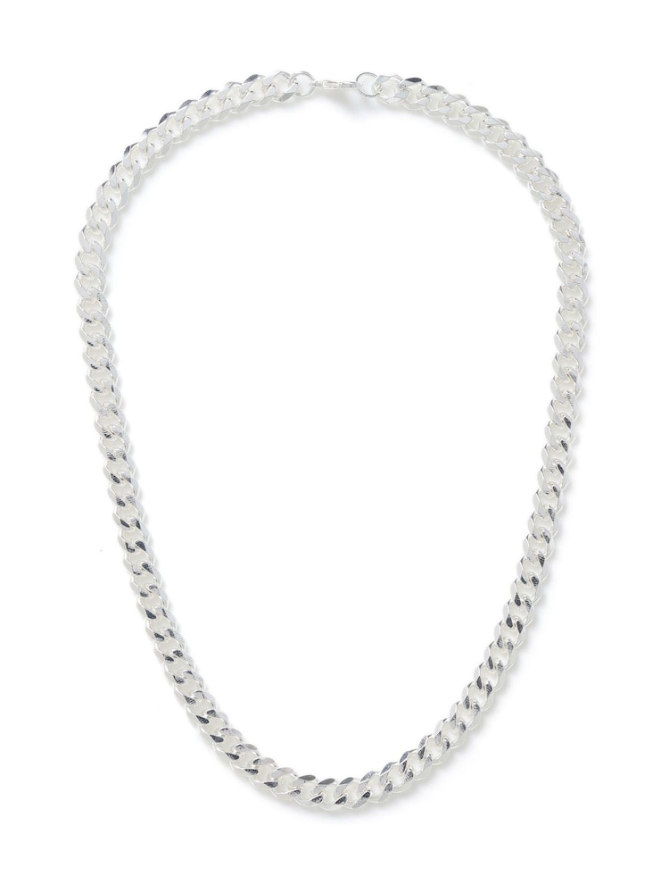 Premium Silver Tone Chain Necklace - Image 1 of 5