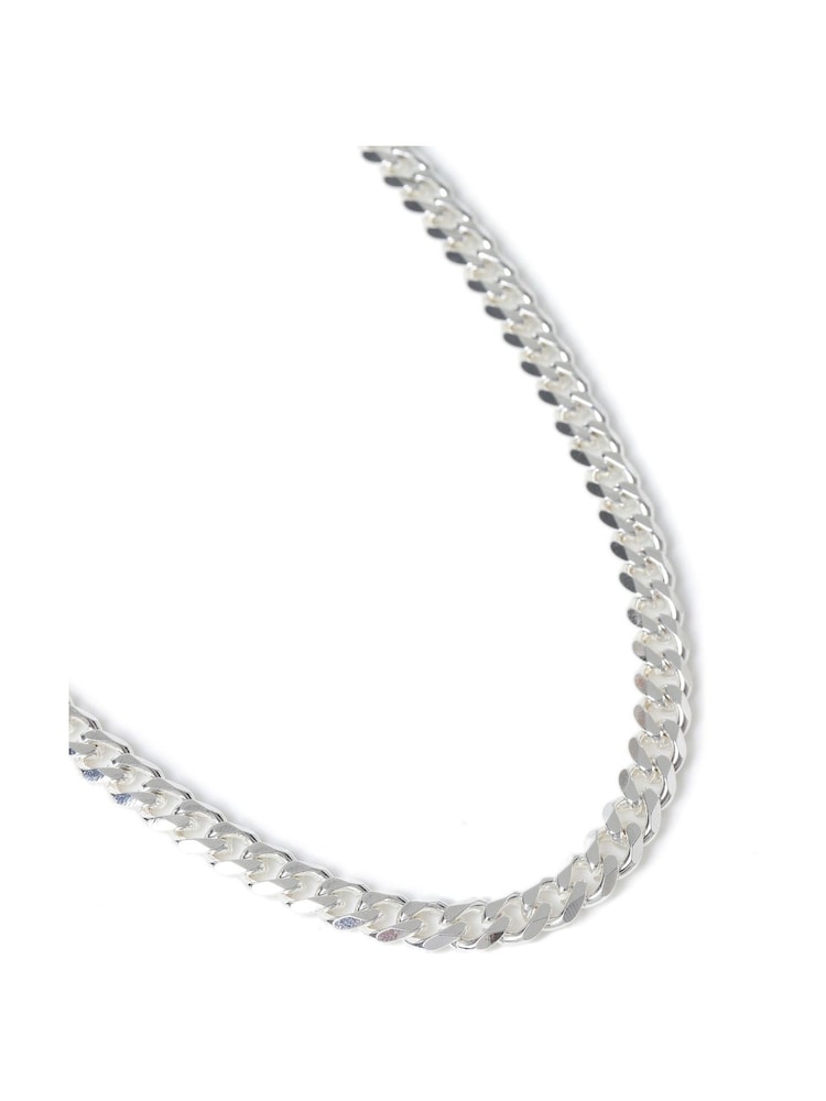 Premium Silver Tone Chain Necklace - Image 2 of 5