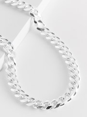 Premium Silver Tone Chain Necklace - Image 5 of 5