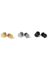 Stainless Steel Earrings 3 Pack - Image 6 of 6