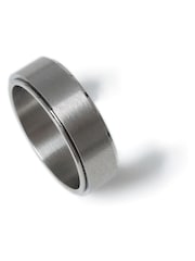 Stainless Steel Silver Tone Ring - Image 5 of 5