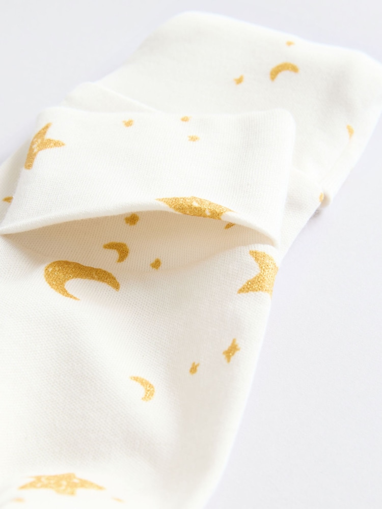 Weiß - Eid/Ramadan Kareem – Baby-Schlafanzüge mit Kragen im 3er-Pack (0M.–2J.) - Bild 12 von 12