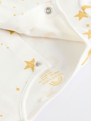 Weiß - Eid/Ramadan Kareem – Baby-Schlafanzüge mit Kragen im 3er-Pack (0M.–2J.) - Bild 9 von 12