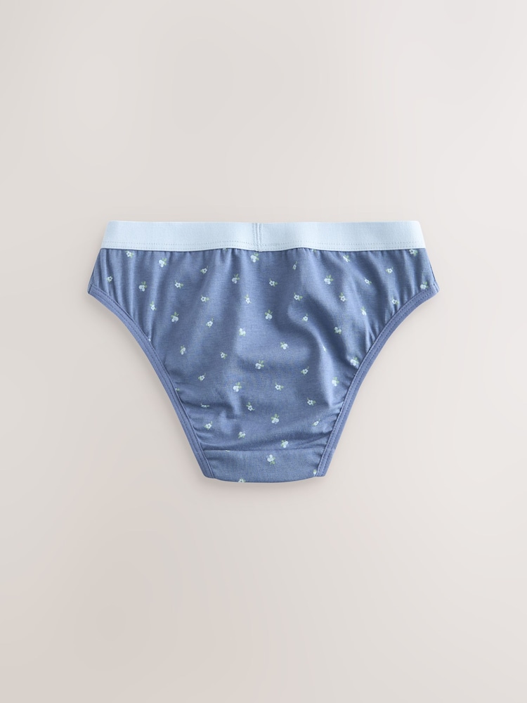 Blue Bikini Briefs 5 Pack (1.5-16yrs) - Image 7 of 9