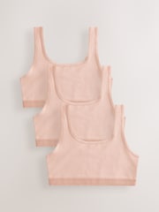 Beige Scoop Crop Top (5-16yrs) - Image 1 of 7