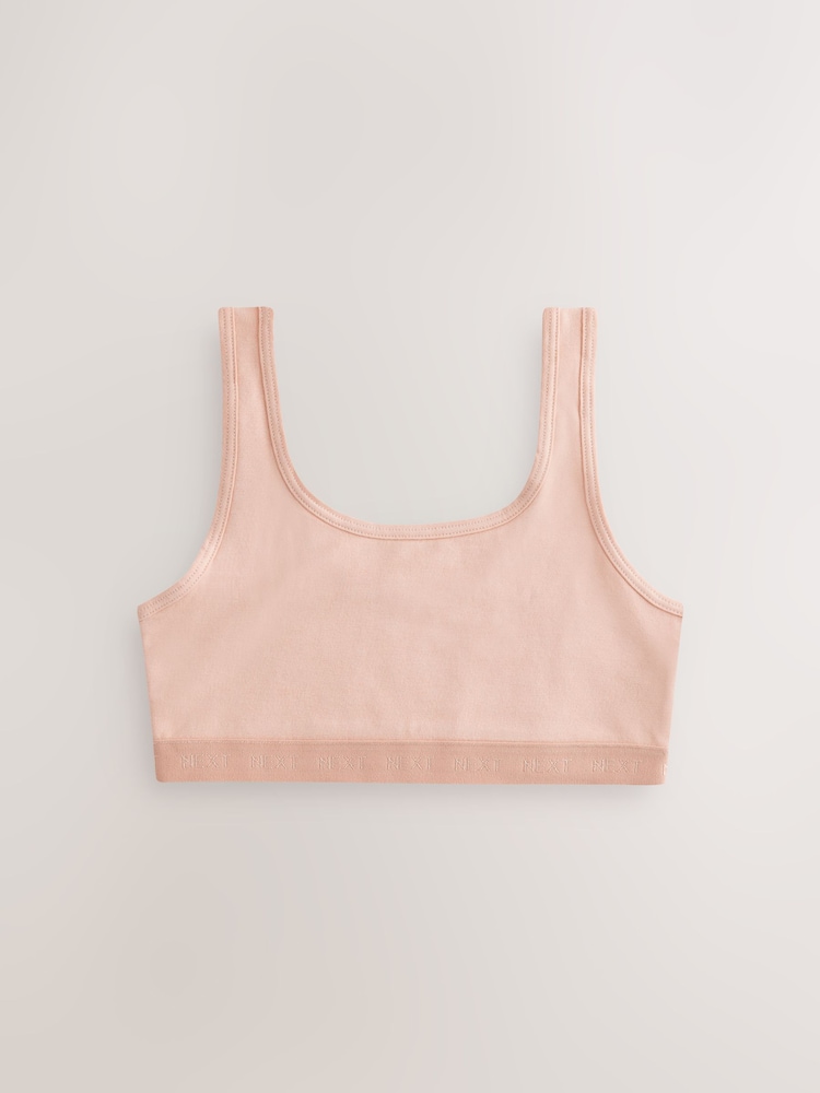 Beige Scoop Crop Top (5-16yrs) - Image 2 of 7
