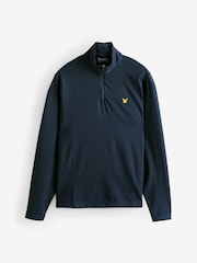 Lyle & Scott Navy Golf 1/4 Zip Midlayer Jumper - Image 1 of 1