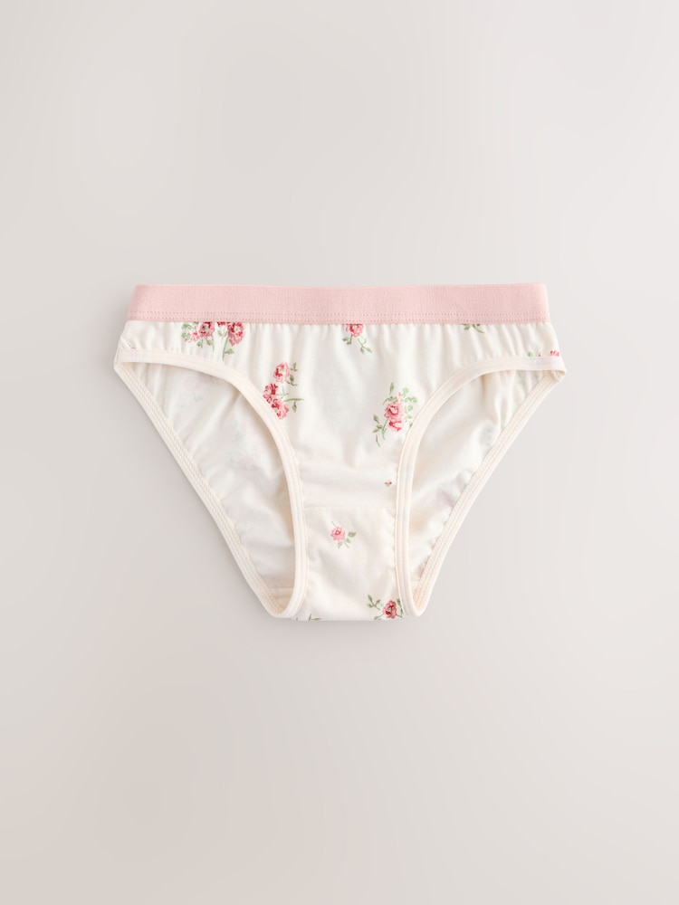 Pink Bikini Briefs 5 Pack (1.5-16yrs) - Image 3 of 9