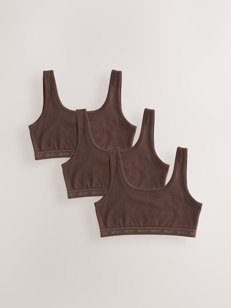 Brown Scoop Crop Top (5-16yrs) - Image 1 of 7