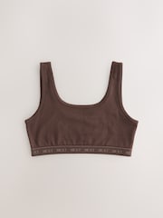 Brown Scoop Crop Top (5-16yrs) - Image 2 of 7