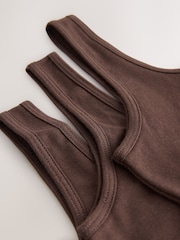 Brown Scoop Crop Top (5-16yrs) - Image 7 of 7
