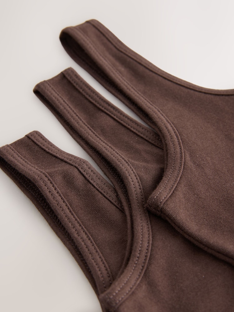 Brown Scoop Crop Top (5-16yrs) - Image 7 of 7