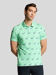Polo estampado Golf de Lyle & Scott - Imagen 1 de 5