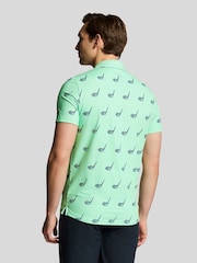 Polo estampado Golf de Lyle & Scott - Imagen 3 de 5