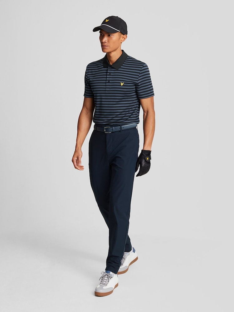 Lyle & Scott Navy Lightweight Golf Tech Trackies - Image 1 of 5