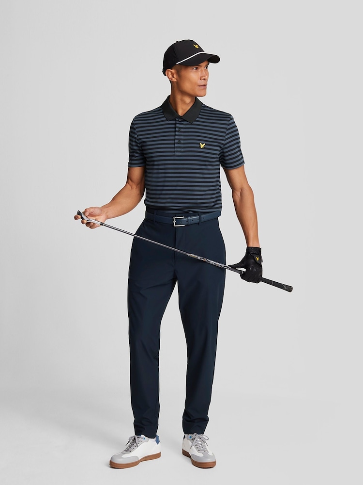 Lyle & Scott Navy Lightweight Golf Tech Trackies - Image 3 of 5