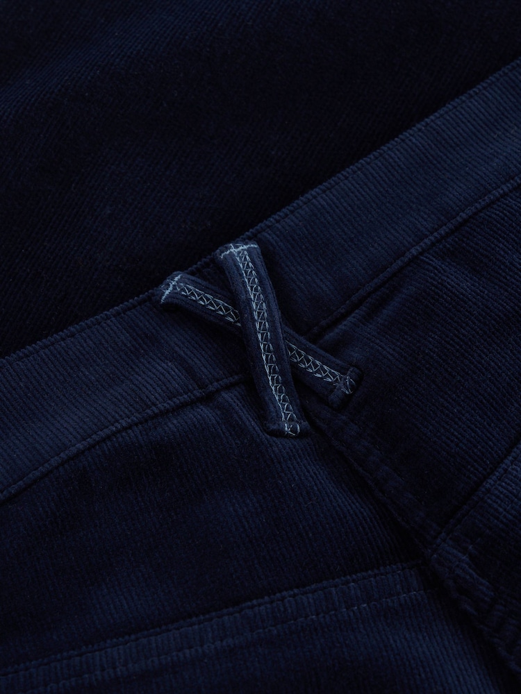 White Stuff Blue Brooke Straight Corduroy Trousers - Image 6 of 6