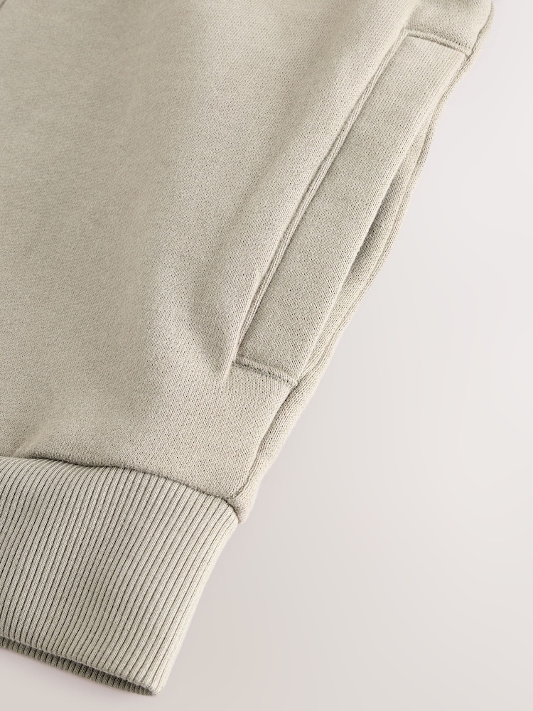 Khaki Green Zip Through Graphic Hoodie (3-16yrs) - Image 4 of 4