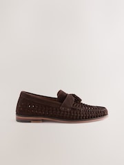 Brown Woven Loafers - Image 2 of 5