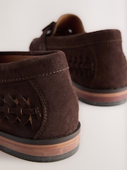 Brown Woven Loafers - Image 3 of 5