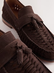 Brown Woven Loafers - Image 4 of 5