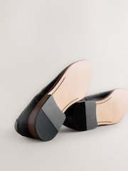 Black Leather Derby Shoes - Image 4 of 7