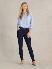 White Stuff Blue Holly Skinny Jeans - Image 3 of 6