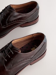 Brown Leather Derby Shoes - Image 6 of 6