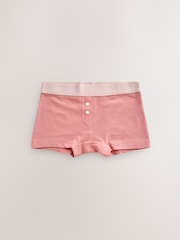 Pink Boxer Short Briefs 5 Pack (2-16yrs) - Image 4 of 9