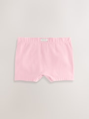 Pink/Blue Soft Touch Short Briefs 5 Pack (2-16yrs) - Image 4 of 9
