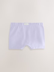 Pink/Blue Soft Touch Short Briefs 5 Pack (2-16yrs) - Image 5 of 9