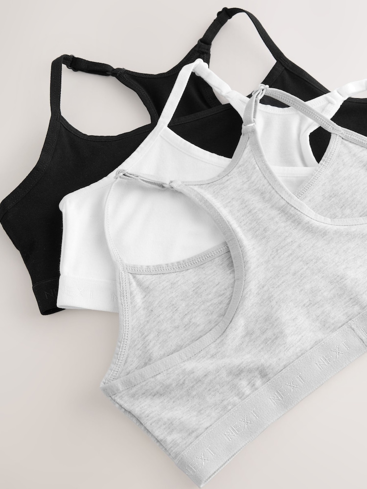 Schwarz/Weiß - Crop-Tops mit Trägern und Racerback im 3er-Pack (5–16 J.) - Bild 6 von 6 Schwarz/Weiß - Crop-Tops mit Trägern und Racerback im 3er-Pack (5–16 J.) - Bild 6 von 6
