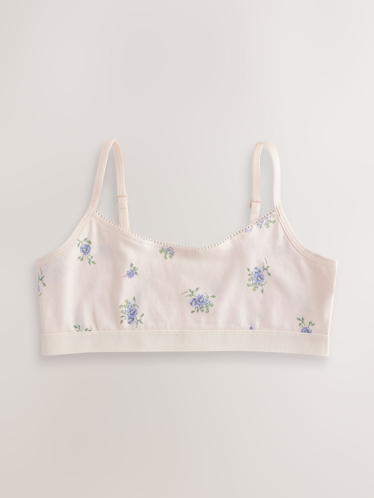 Blue Crop Tops 3 Pack (5-16yrs) - Image 4 of 7