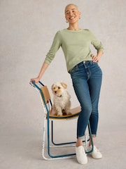 White Stuff Blue Holly Skinny Jeans - Image 3 of 6