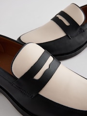 Black and White Penny Loafers - Image 5 of 7