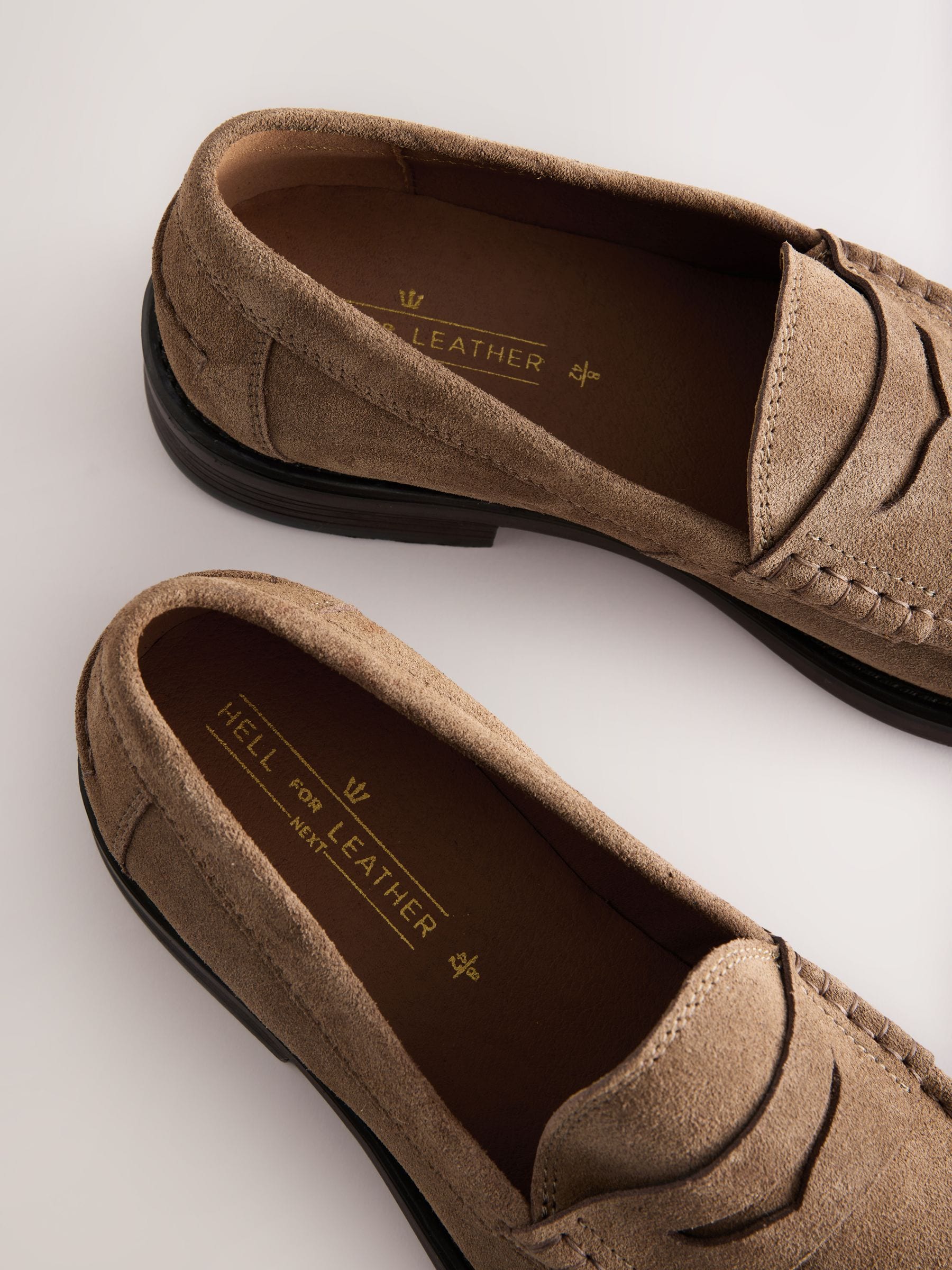 selonid shadow penny Suede loafers 27.5cm