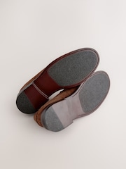 Marron fauve - Coupe classique - Mocassins en daim - Image 5 de 6