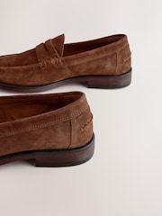 Marron fauve - Coupe classique - Mocassins en daim - Image 6 de 6