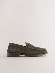Vert - Coupe classique - Mocassins en daim - Image 3 of 7