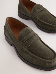 Vert - Coupe classique - Mocassins en daim - Image 4 of 7