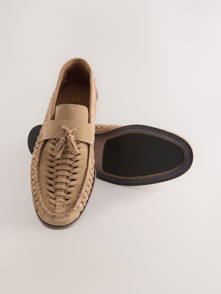 Stone Woven Loafers - Image 5 of 5 Stone Woven Loafers - Image 5 of 5