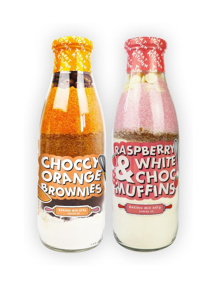 Treat Kitchen Baking Bottle Duo Pack Raspberry and White Chocolate - Image 1 of 1