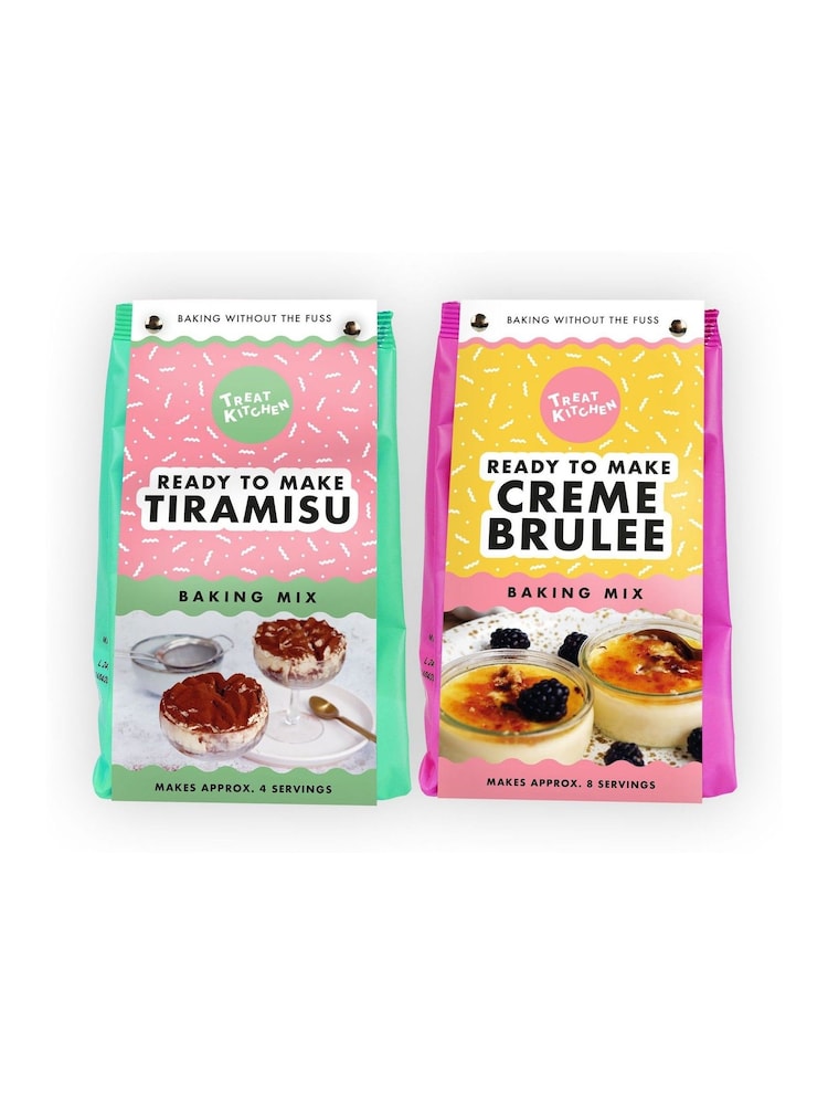 Treat Kitchen Baking Dessert Pouch Duo Pack with Tiramisu Mix and Crème Brulee Mix - Image 2 of 2