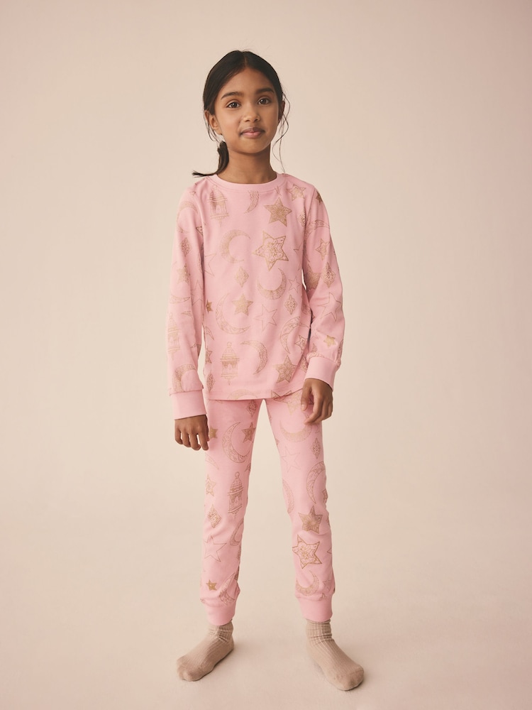 Pink - Ramadan Familienpyjama-Set für Mädchen (9 Monate bis 12 Jahre) - Bild 1 von 9 Pink - Ramadan Familienpyjama-Set für Mädchen (9 Monate bis 12 Jahre) - Bild 1 von 9