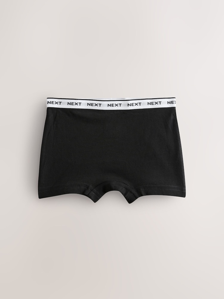 Black/White Short Briefs 5 Pack (2-16yrs) - Image 5 of 8