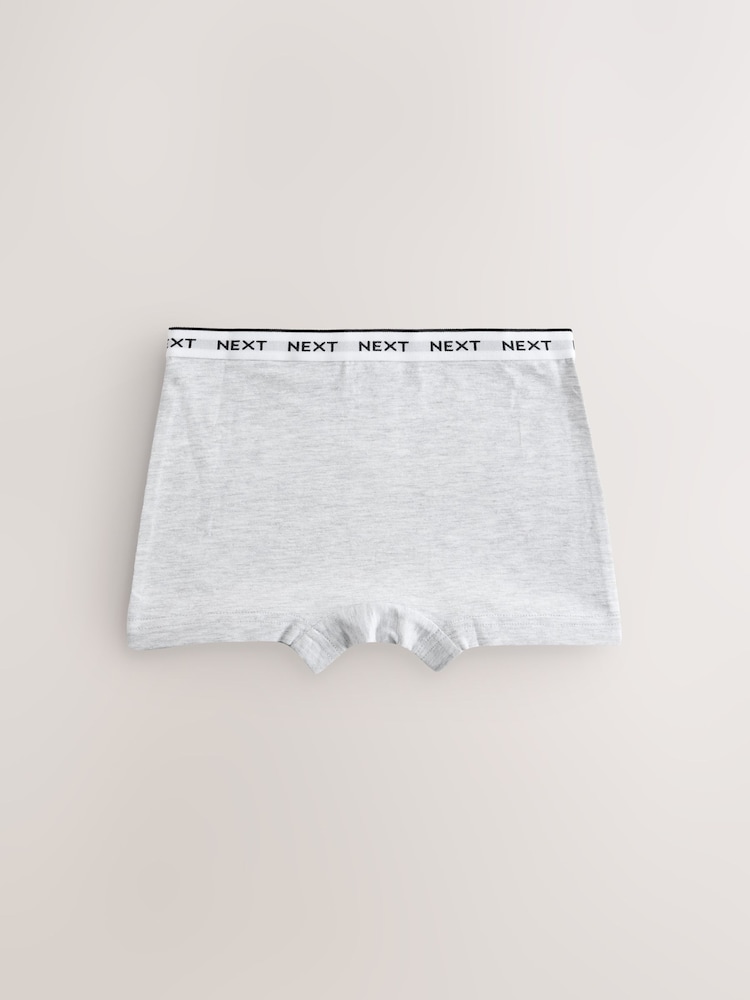 Black/White Short Briefs 5 Pack (2-16yrs) - Image 6 of 8