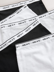 Black/White Short Briefs 5 Pack (2-16yrs) - Image 7 of 8