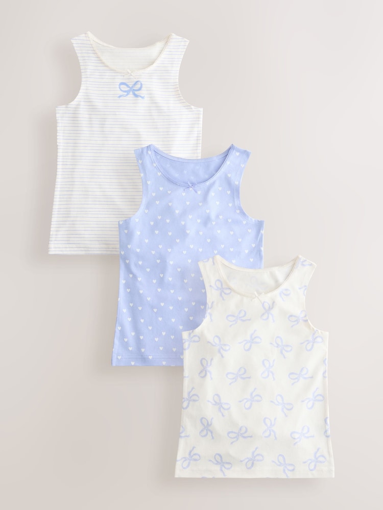 Blau - Westen mit Print im 3er-Pack (1.5–16 J.) - Bild 1 von 7