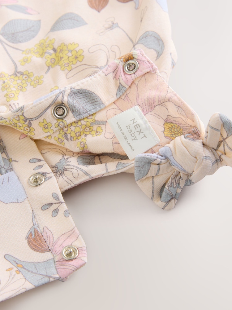 Pink Floral Baby Long Leg Romper (0mths-3yrs) - Image 4 of 6