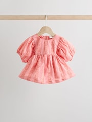 Pink Paisley 100% Cotton Woven Floral Baby Trousers Set (0mths-2yrs) - Image 3 of 12